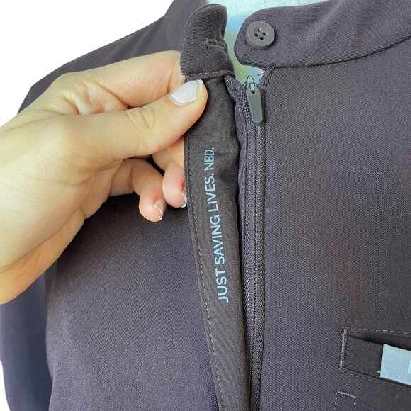 Figs Womens Montex Scrub Top Size XXL 2XL Just Saving Lives NBD Limited Edition - Picture 8 of 10